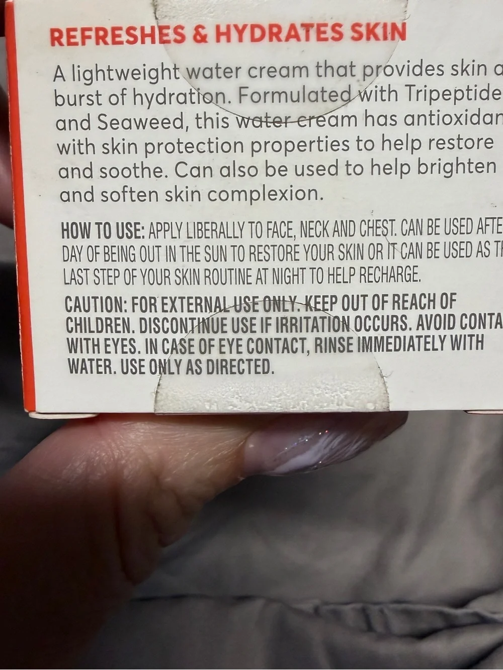active Recovery Hydrasurge Water Cream x2